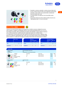 Thumbnail of document Data Sheet - 8602/3 Actuator Series